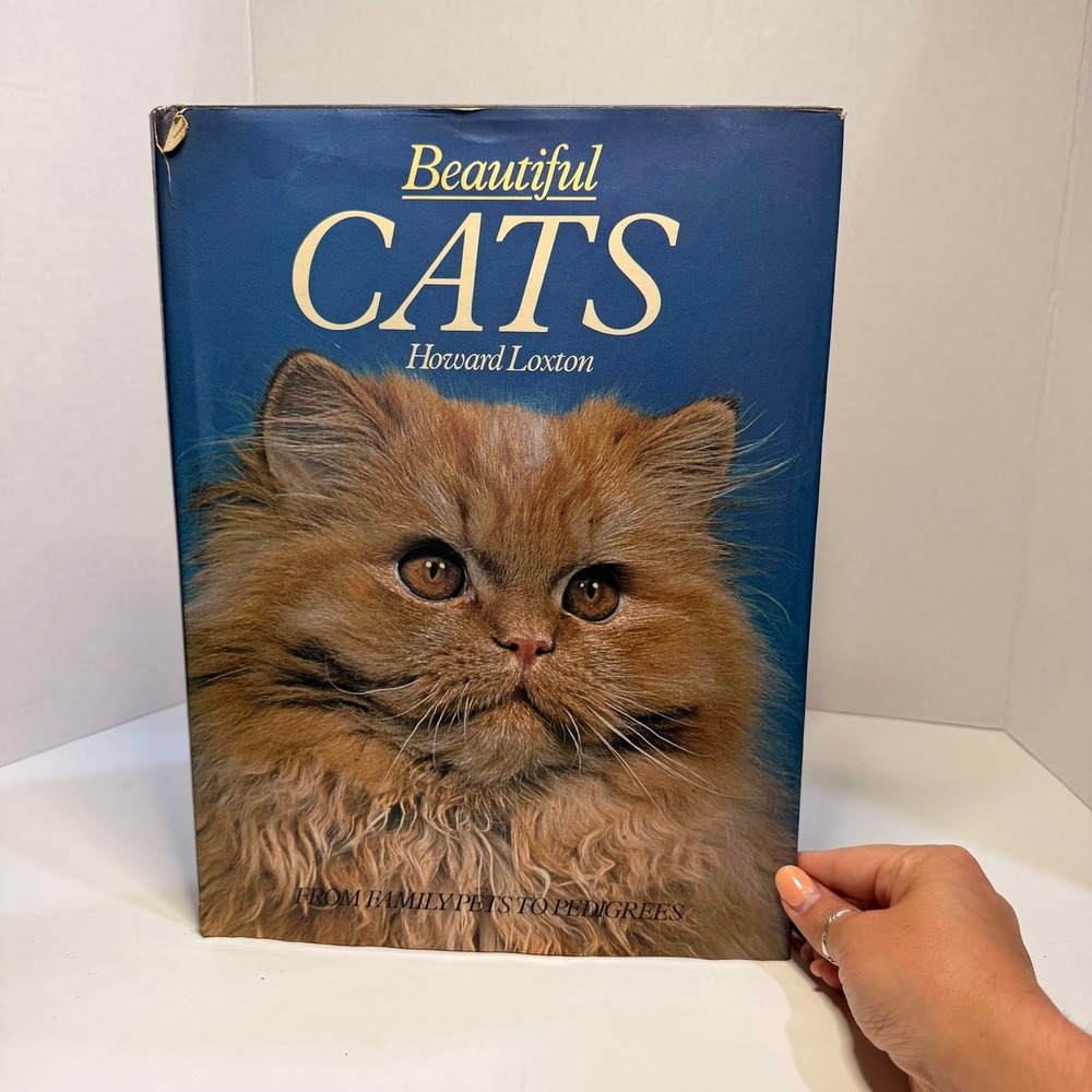 Beautiful Cats Howard Loxton 1980 Hardcover Vintage Book Kitty Kittens